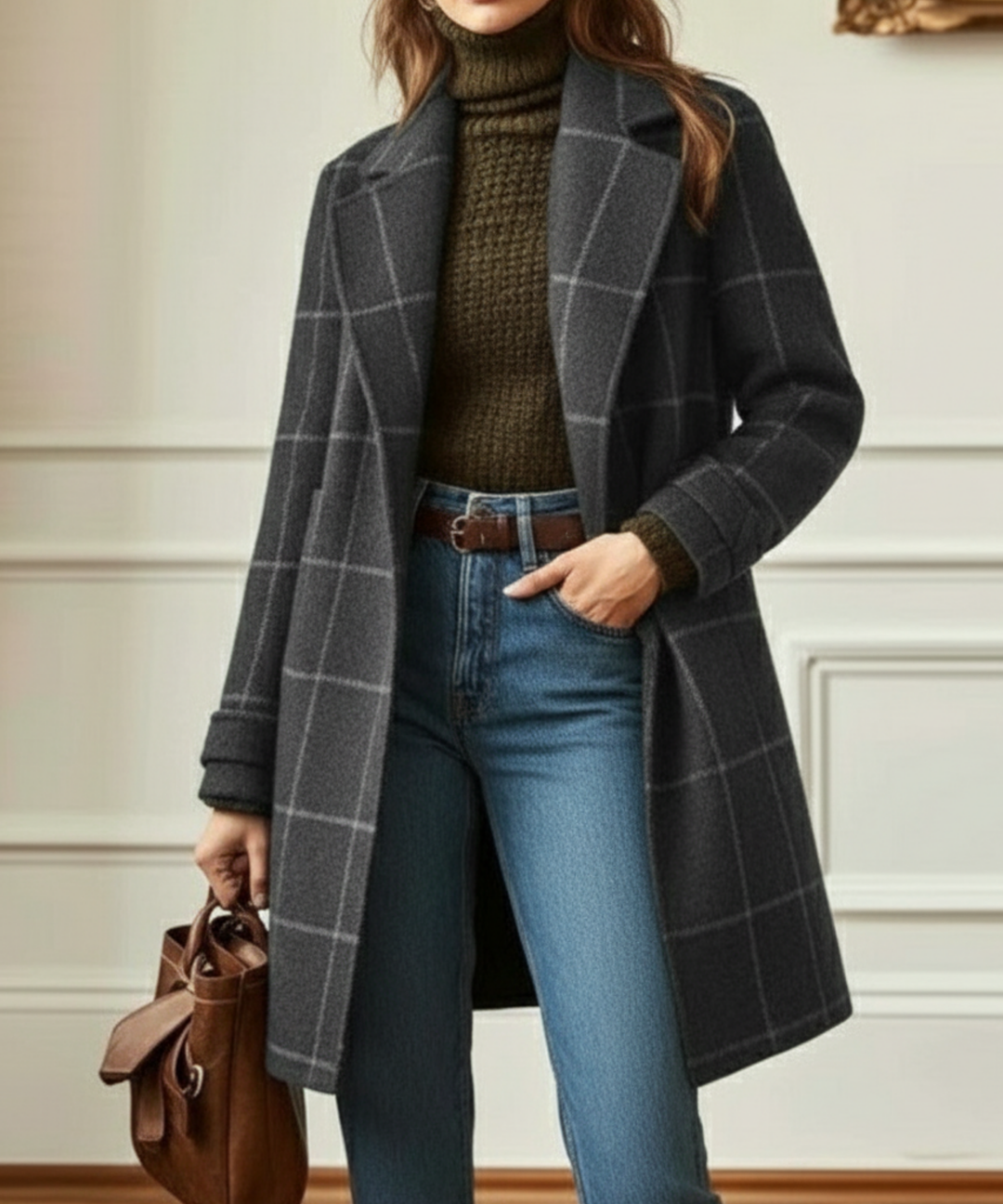Oxford | Wool Checked Coat
