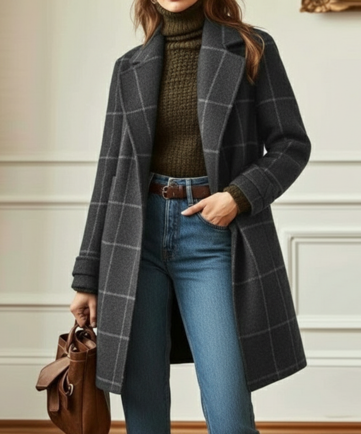 Oxford | Wool Checked Coat