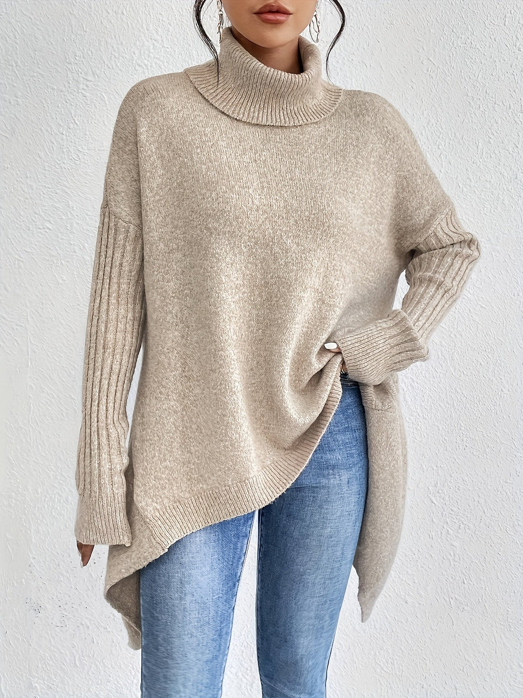 Isla - Oversized Turtleneck Sweater