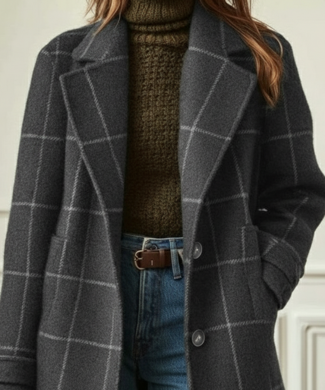 Oxford | Wool Checked Coat