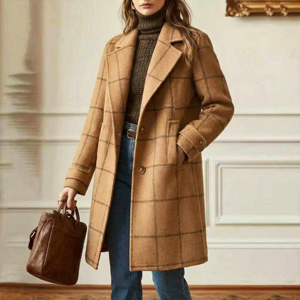 Oxford | Wool Checked Coat