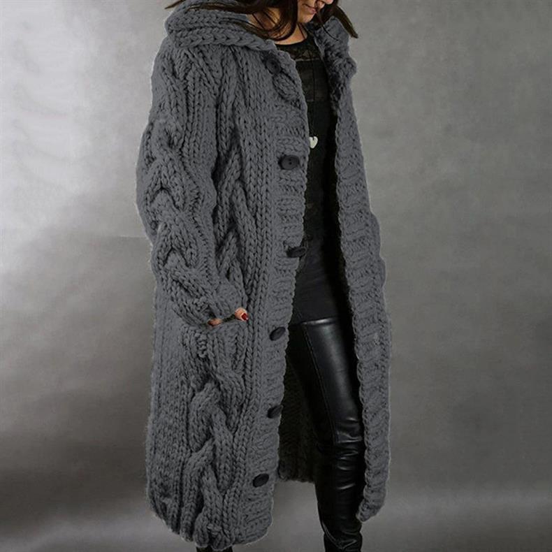 Savé – Elegant Longline Knit Coat
