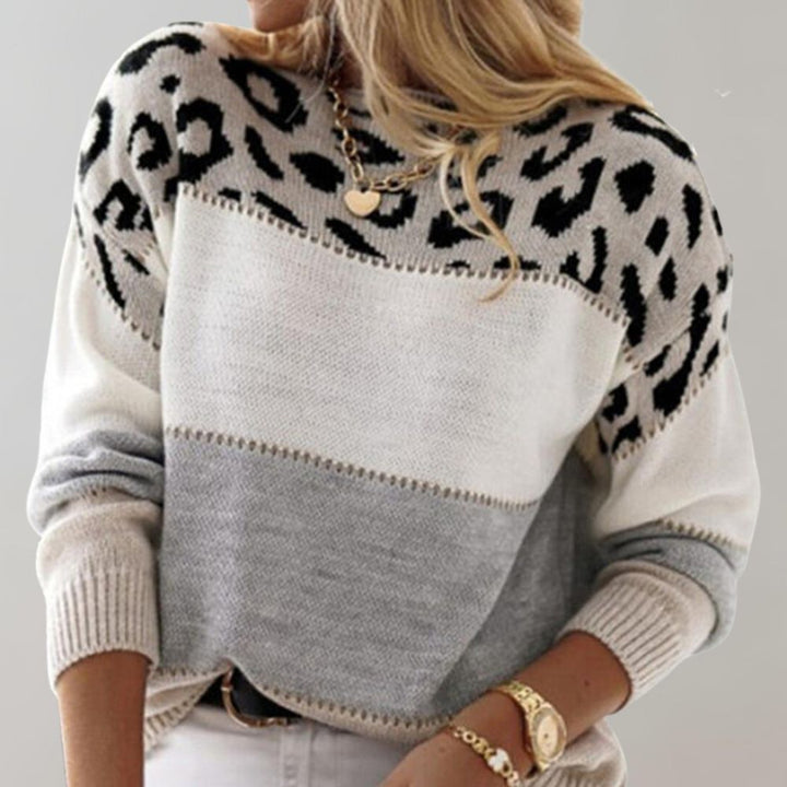 Alisja | Leopard Elegance Knit Sweater
