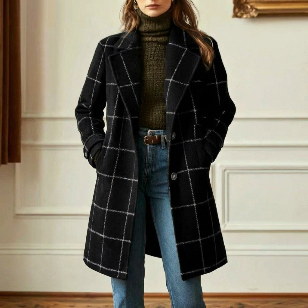 Oxford | Wool Checked Coat