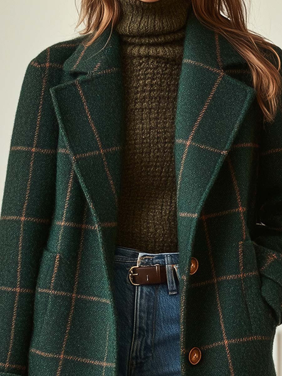 Oxford | Wool Checked Coat